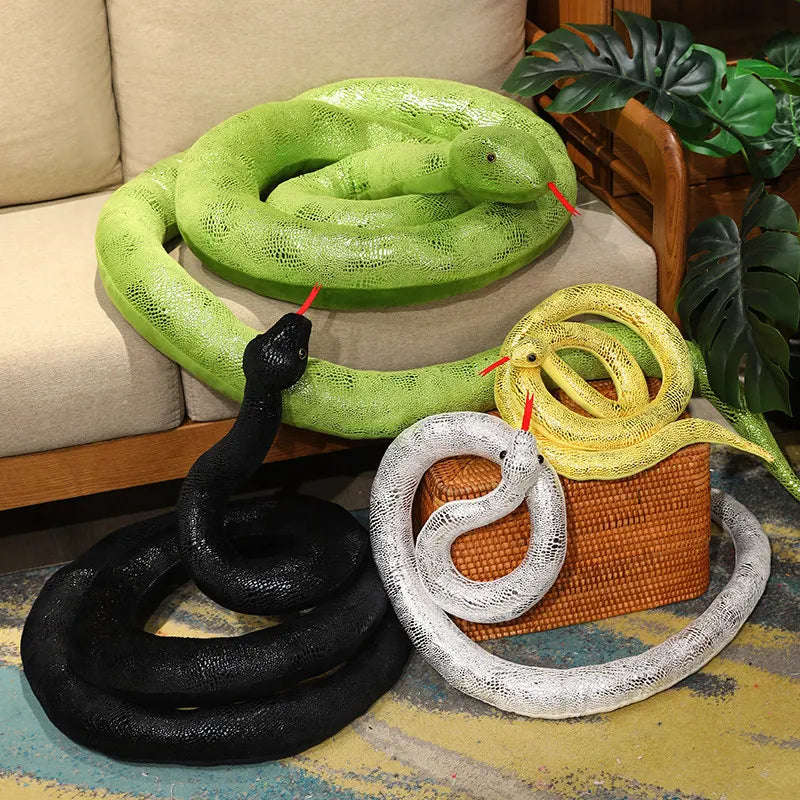 Long Shiny Snake Plushies