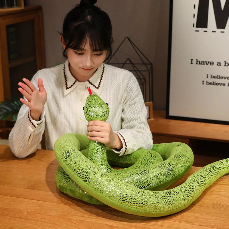 Long Shiny Snake Plushies