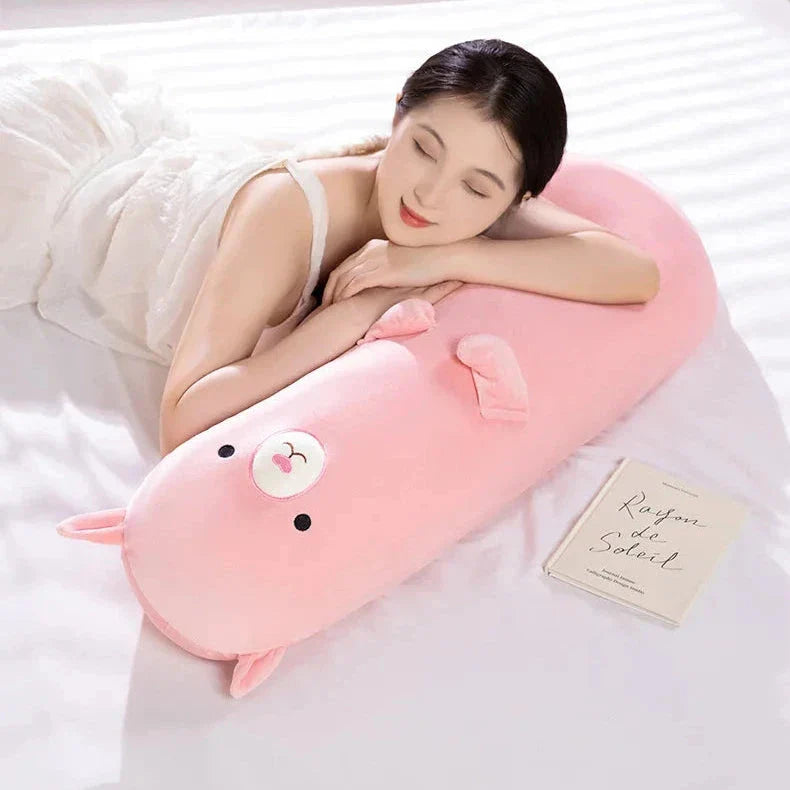 Long Snuggle Buddies Capybara Alpaca Pig Plushie
