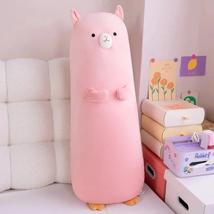 Long Snuggle Buddies Capybara Alpaca Pig Plushie