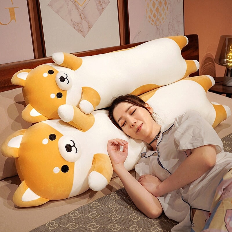 Long Snuggle Shiba Buddy Plushies