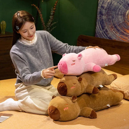 Long Snuggly Capybara Plushies