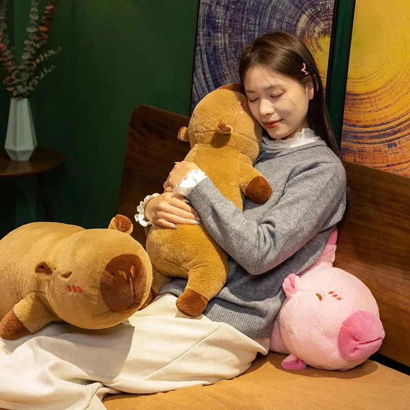 Long Snuggly Capybara Plushies