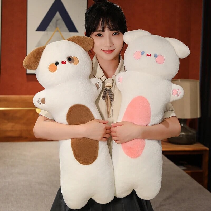 Long Snuggly Fluffy Dog Plushies