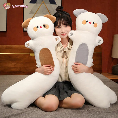 Long Snuggly Fluffy Dog Plushies