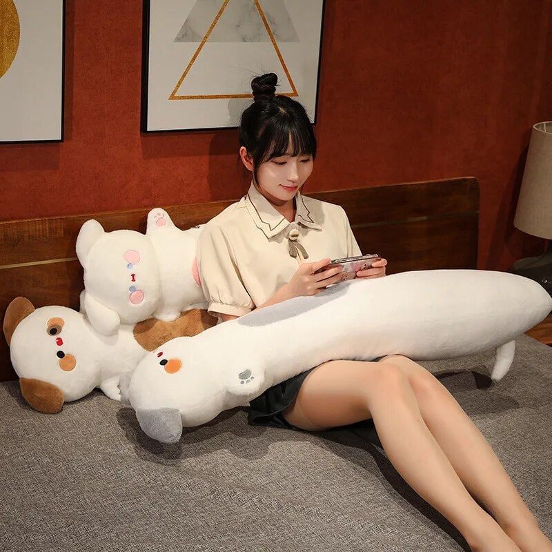Long Snuggly Fluffy Dog Plushies