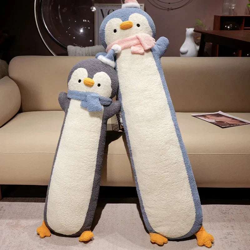 Long Snuggly Fluffy Penguin Plushies