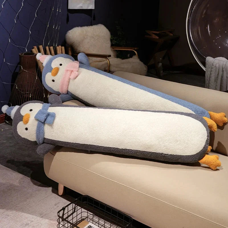 Long Snuggly Fluffy Penguin Plushies