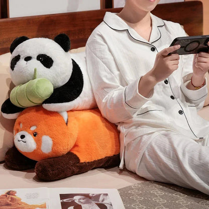 Long Snuggly Fluffy Red Panda Plushies