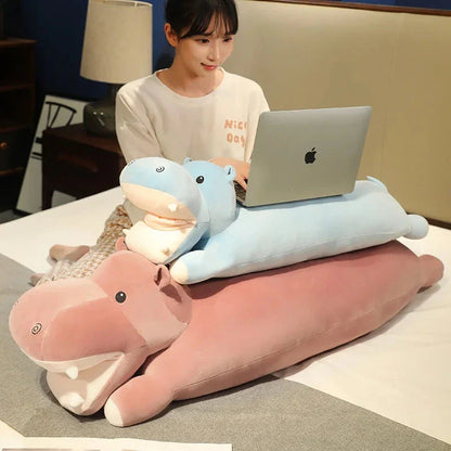 Long Snuggly Hippo Plushies