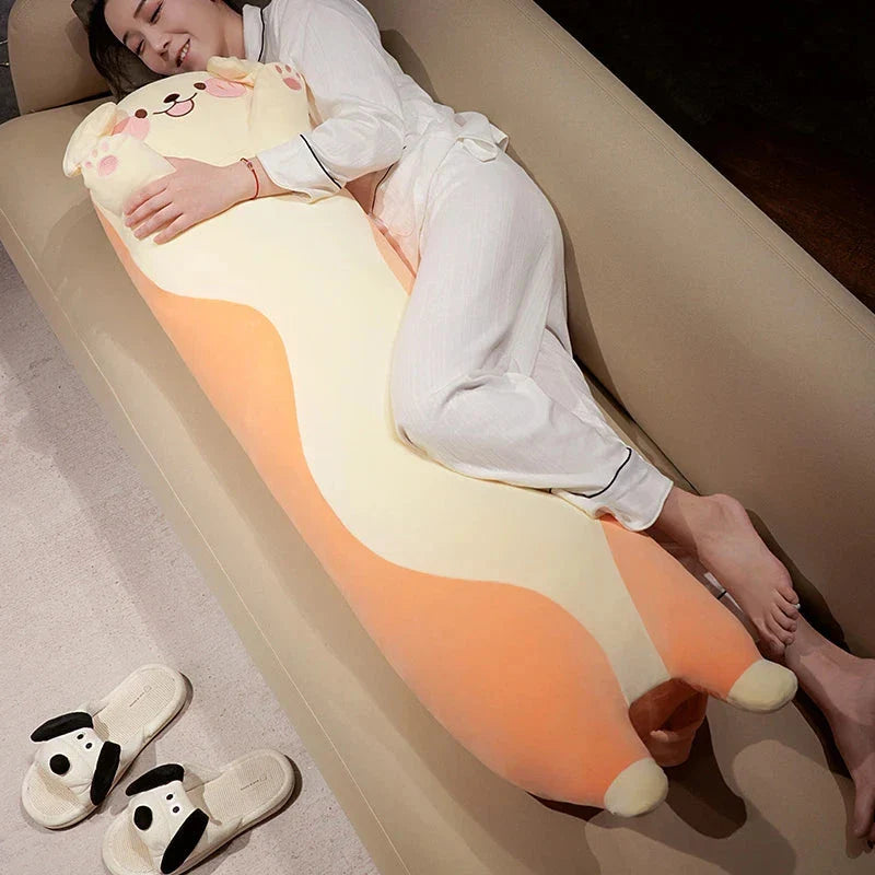 Long Snuggly Kawaii Dog Plushies