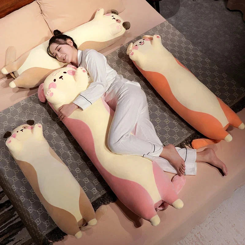 Long Snuggly Kawaii Dog Plushies