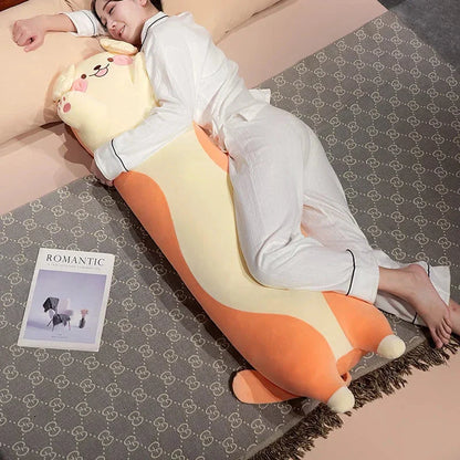 Long Snuggly Kawaii Dog Plushies