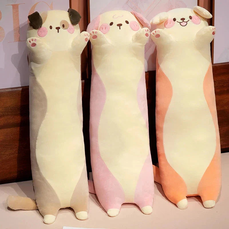 Long Snuggly Kawaii Dog Plushies