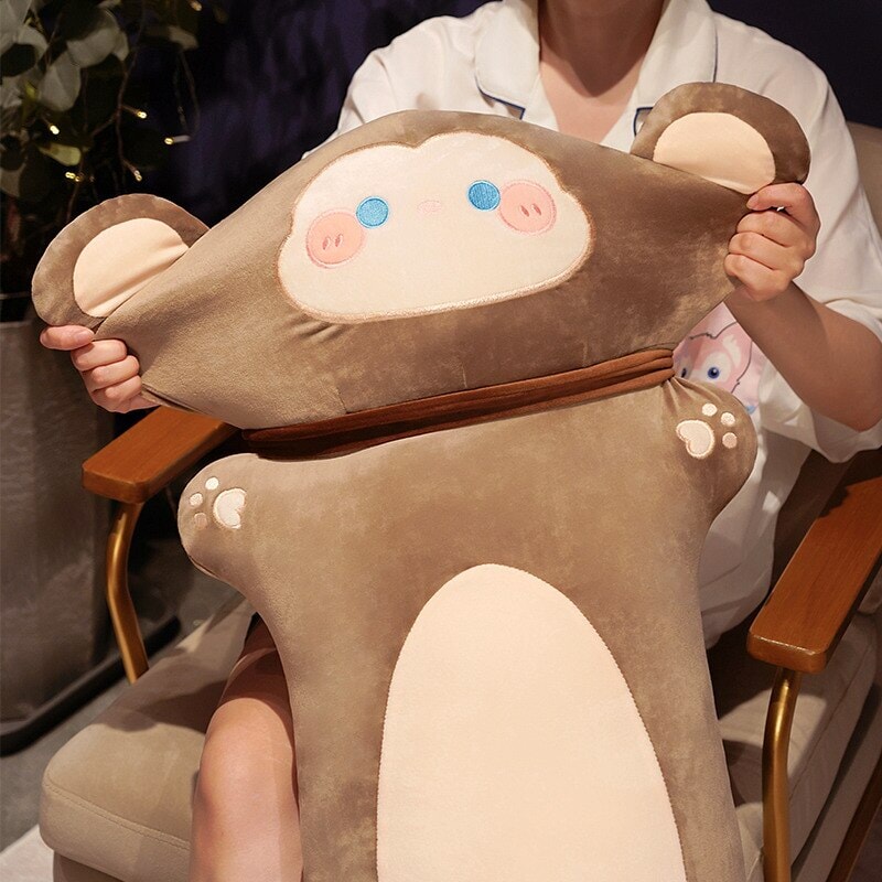 Long Snuggly Monkey Dog Deer Bunny Cat Buddy Plushies