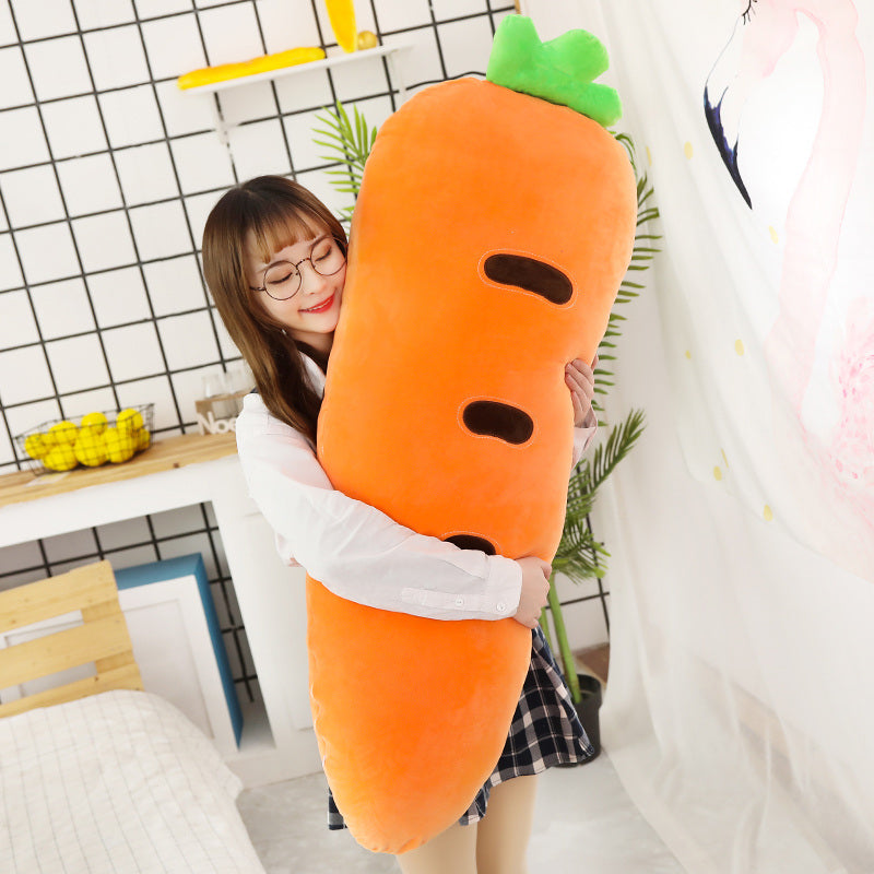 Long Snuggly Vegetables Fruits Plushie Collection