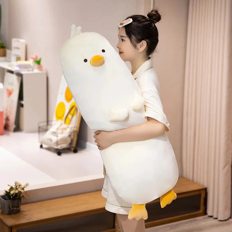 Long Snuggly Yellow Duck Plushie