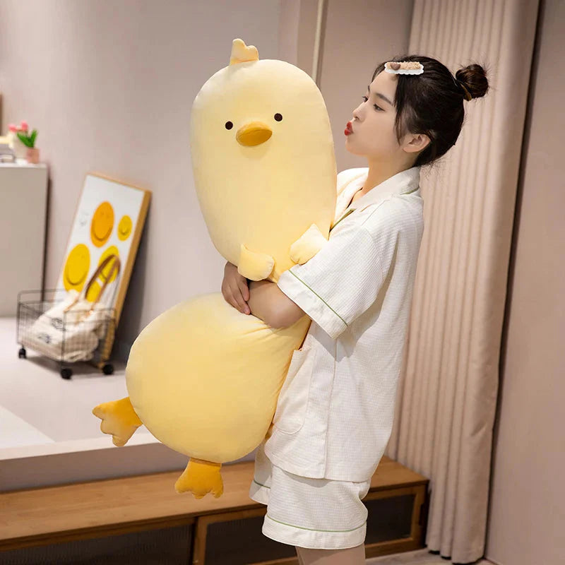 Long Snuggly Yellow Duck Plushie
