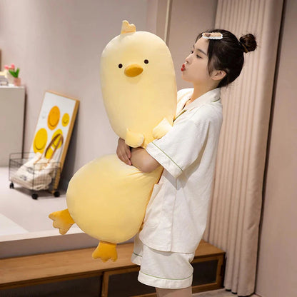 Long Snuggly Yellow Duck Plushie