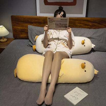 Long Snuggly Yellow Duck Plushie