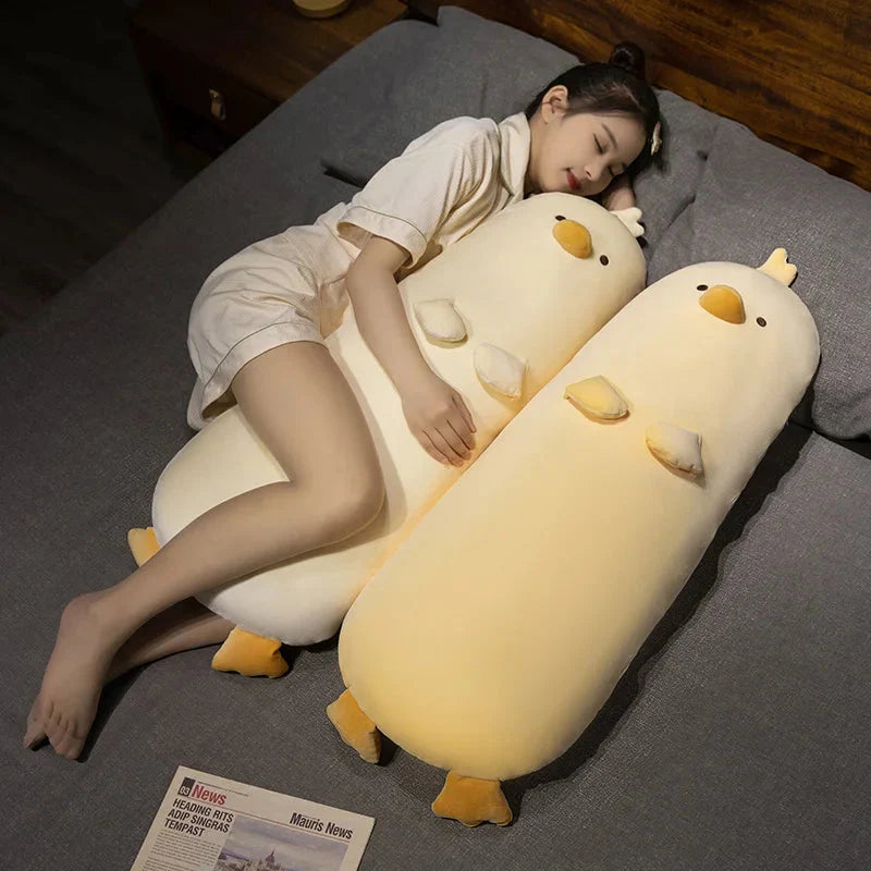 Long Snuggly Yellow Duck Plushie