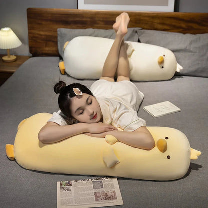 Long Snuggly Yellow Duck Plushie