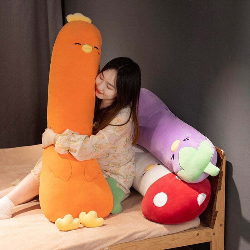 Long Vegetable Duck Family Plush Collection