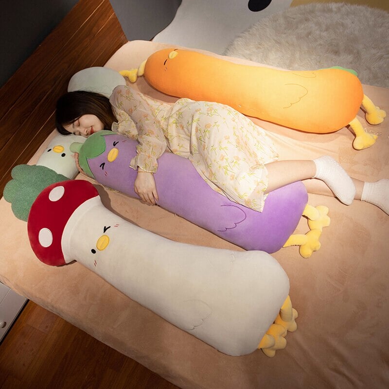 Long Vegetable Duck Family Plush Collection