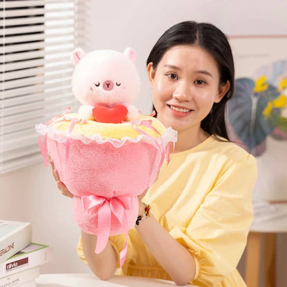 Lovely Capybara Plush Bouquet