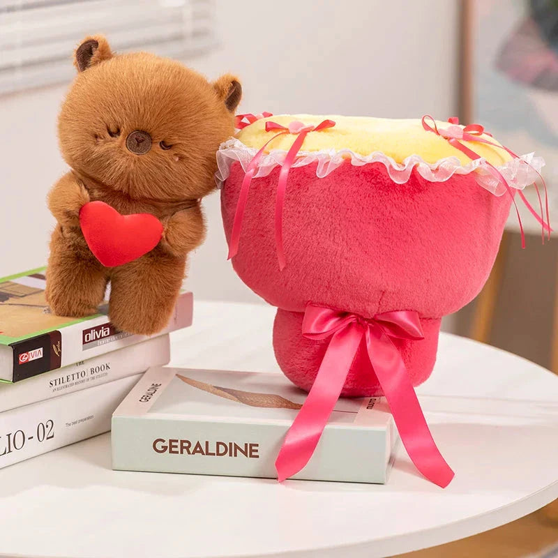 Lovely Capybara Plush Bouquet