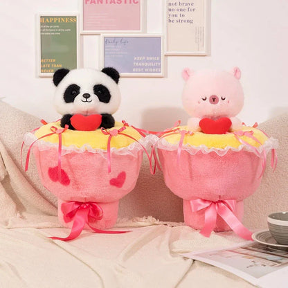 Lovely Capybara Plush Bouquet
