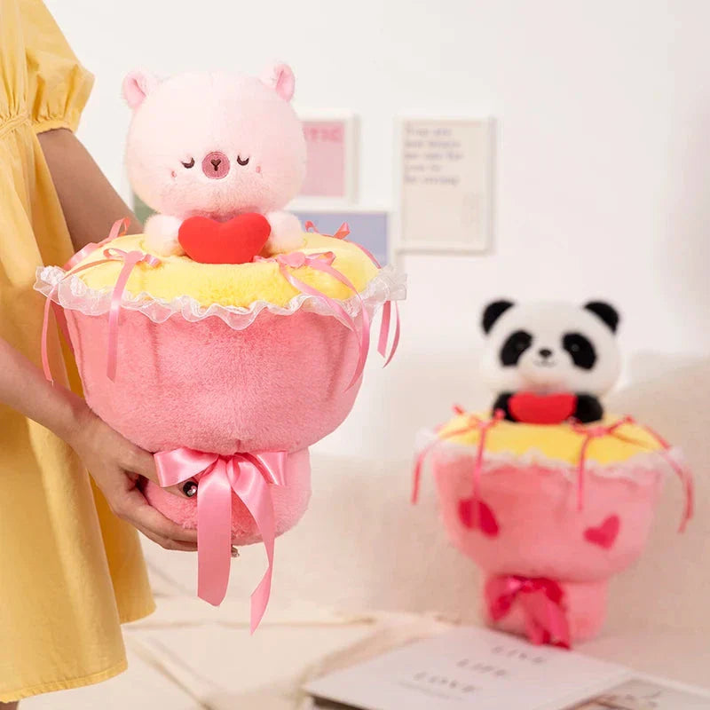 Lovely Capybara Plush Bouquet