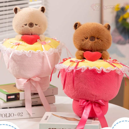 Lovely Capybara Plush Bouquet