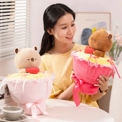 Lovely Capybara Plush Bouquet