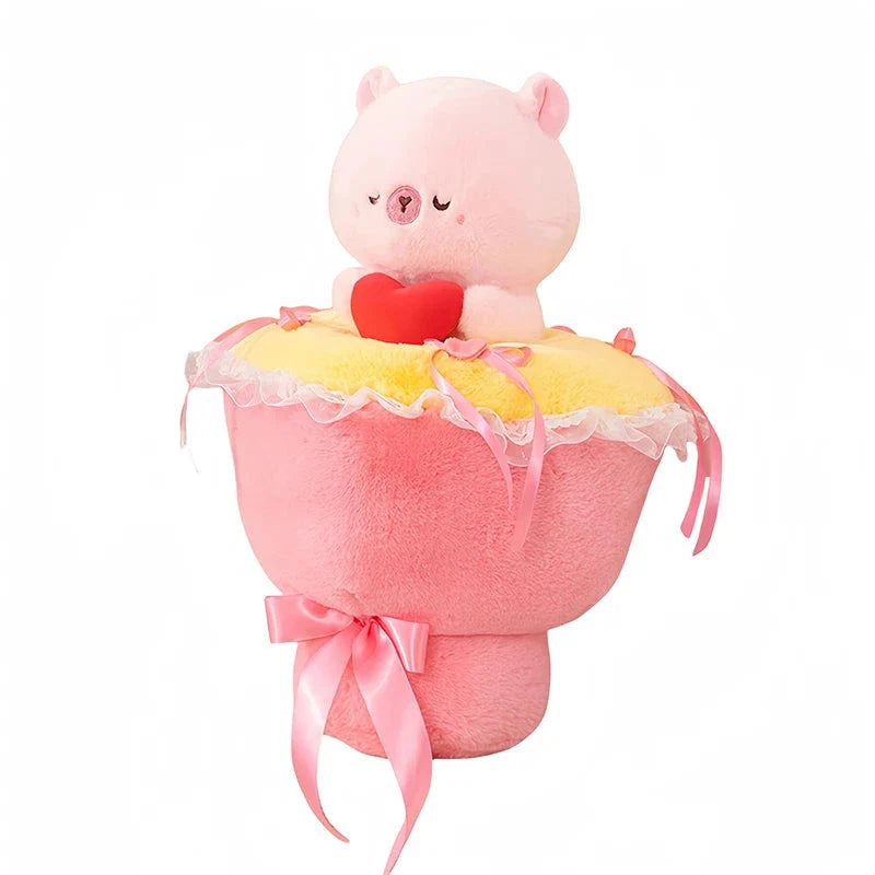 Lovely Capybara Plush Bouquet