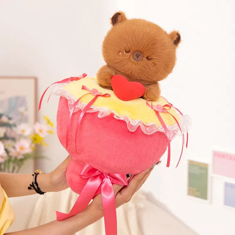 Lovely Capybara Plush Bouquet