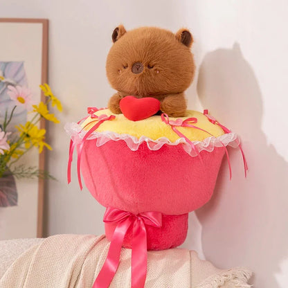 Lovely Capybara Plush Bouquet