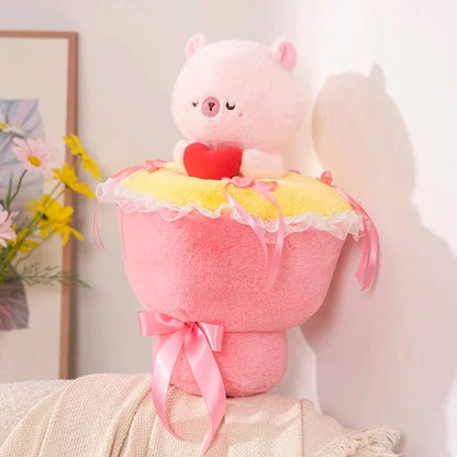 Lovely Capybara Plush Bouquet