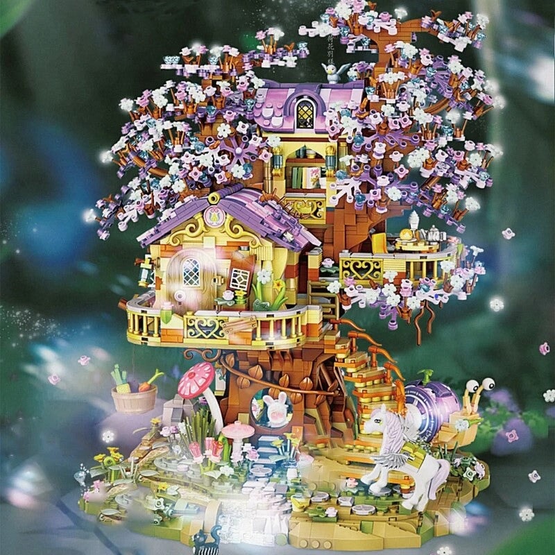 Fantasy Magical Tree House Nano Building Set
