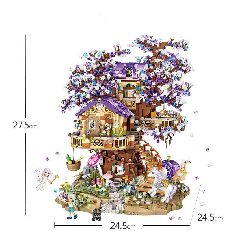 Fantasy Magical Tree House Nano Building Set