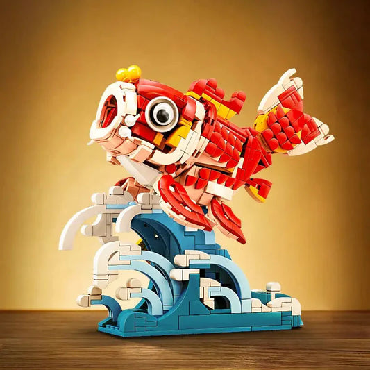 Lucky Red Fish Wave Micro Building Set