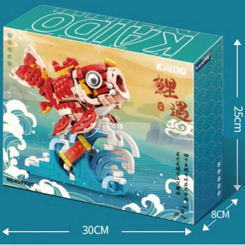 Lucky Red Fish Wave Micro Building Set