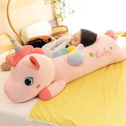 Lucky the Long Pink Unicorn Plushie