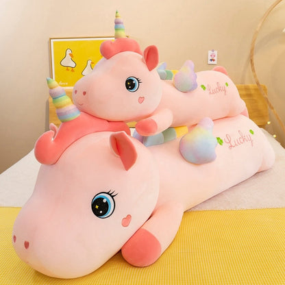 Lucky the Long Pink Unicorn Plushie