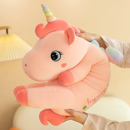 Lucky the Long Pink Unicorn Plushie