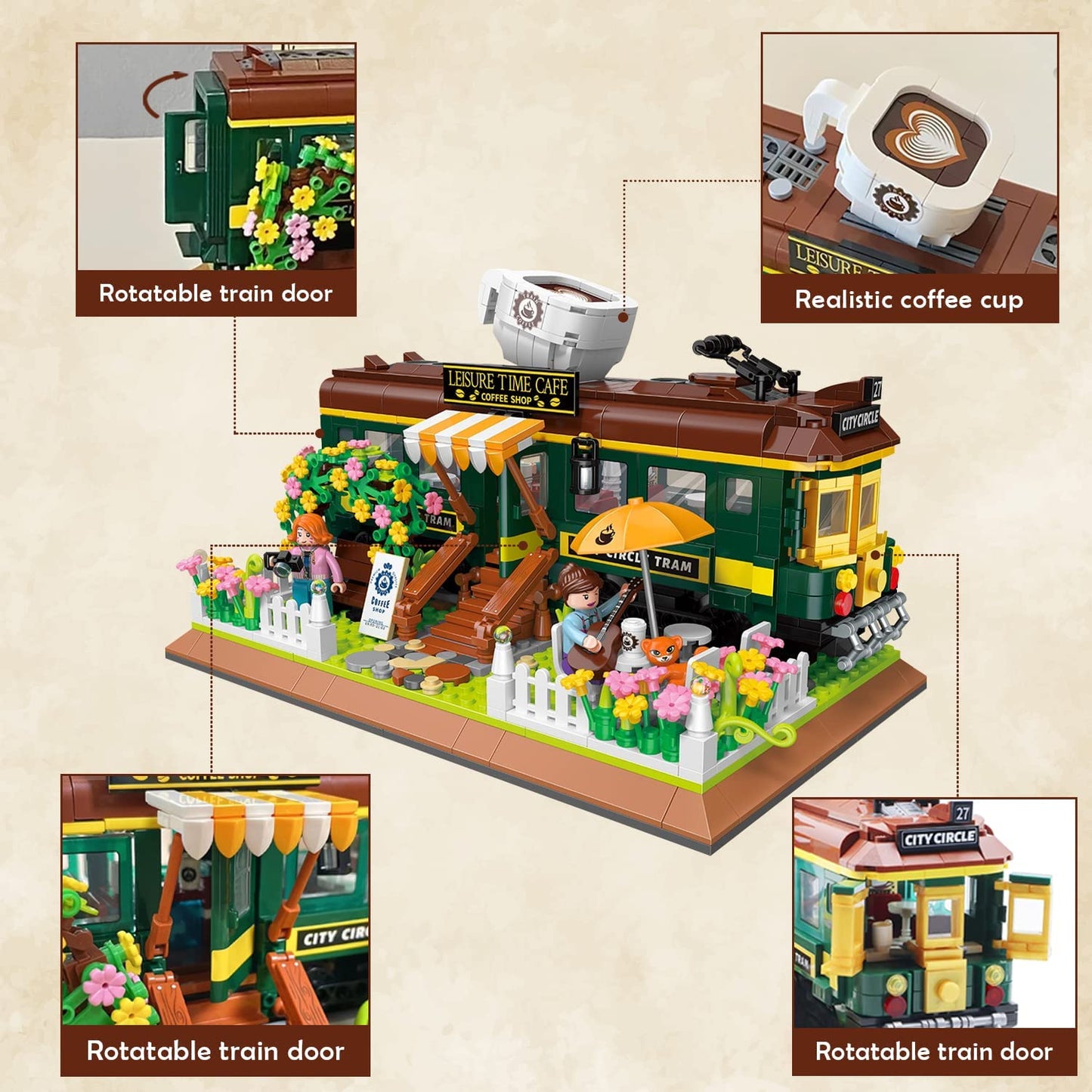 Macchiato Orient Express Micro Building Blocks
