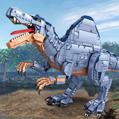Majestic Blue Spinosaurus Building Sets