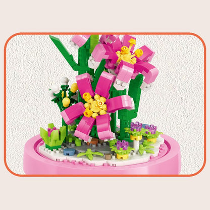 Micro Flowers in a Dome Building Set
