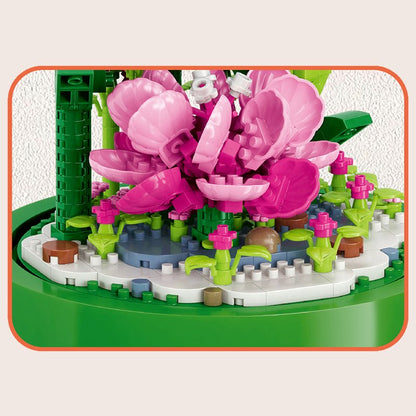 Micro Flowers in a Dome Building Set
