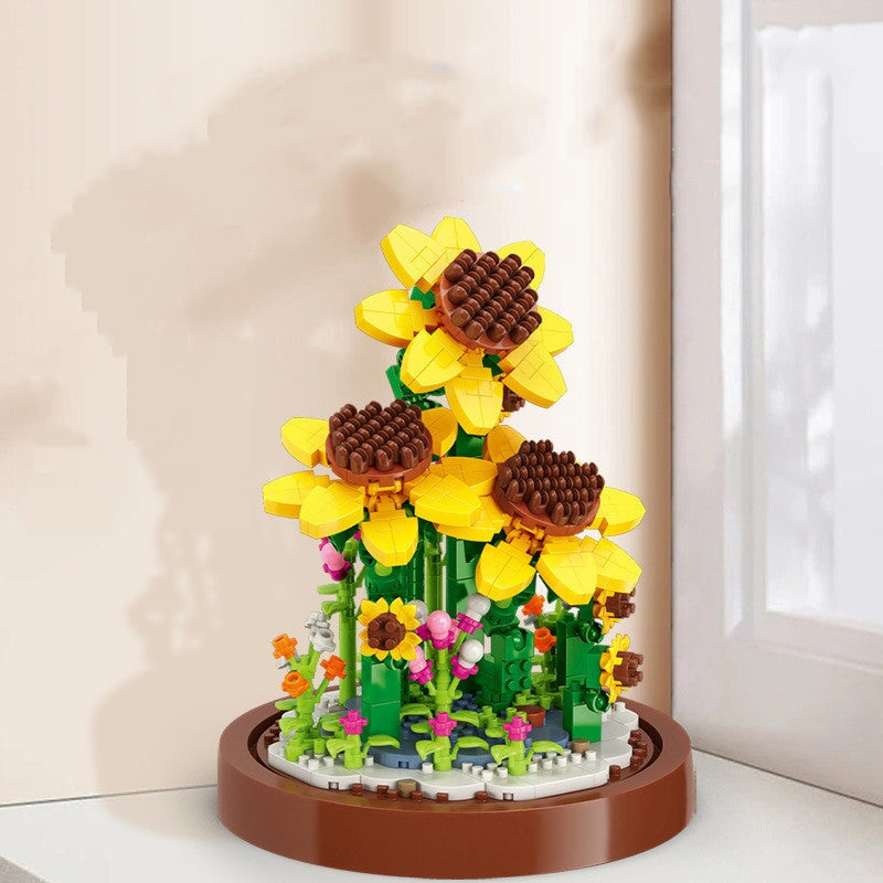 Micro Flowers in a Dome Building Set